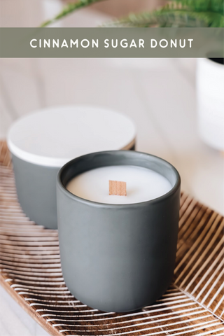 Cinnamon Sugar Donut Candle