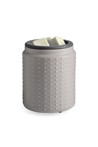 Gray Hobnail Wax Melt Warmer