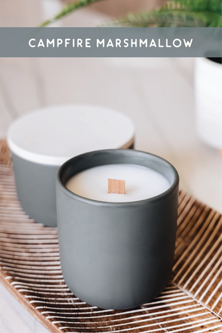 Campfire Marshmallow Candle